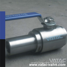 Welded Ends Ball Valve with Extension Tube